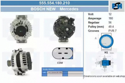 CV PSH 555554180210 -  Генератор